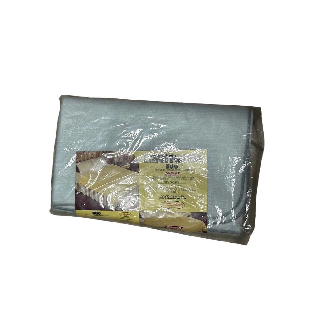 Esmond Lido Twin or Full‎ Blue  Summer Sheet Blanket 70"×90"